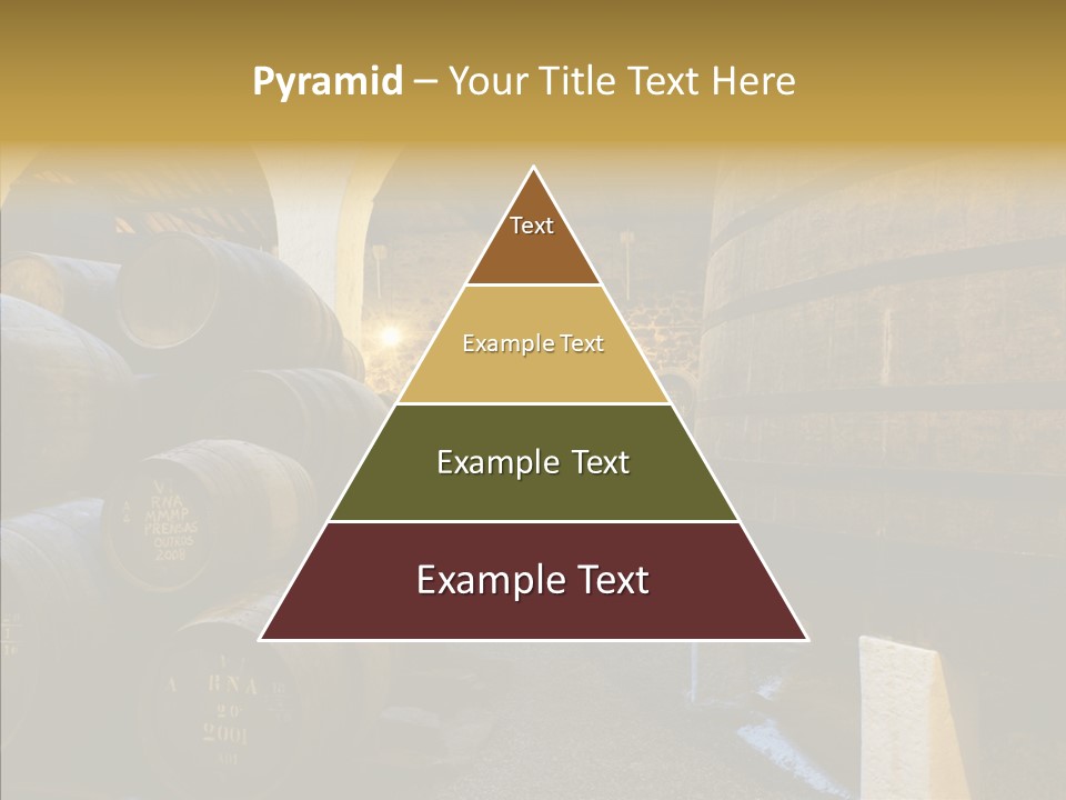 Stack Colheita Casks PowerPoint Template