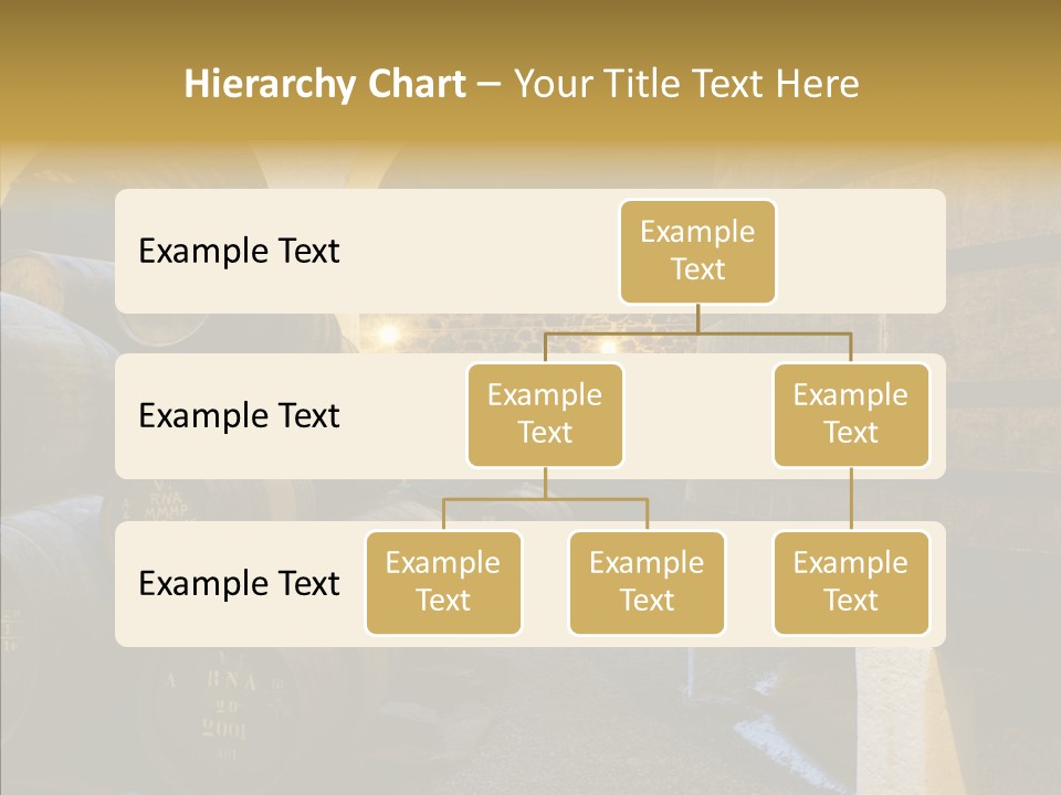 Stack Colheita Casks PowerPoint Template
