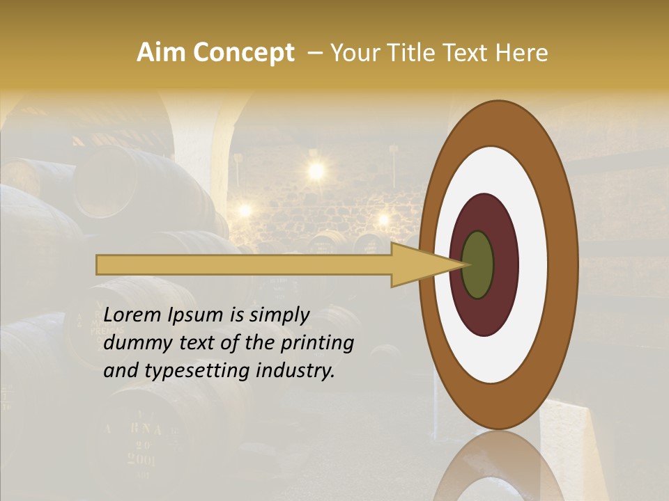 Stack Colheita Casks PowerPoint Template