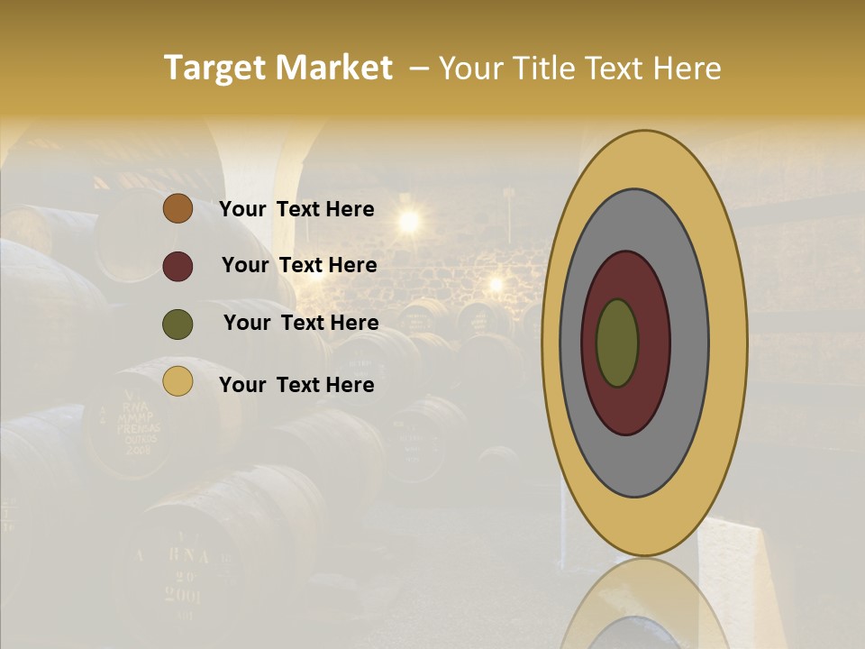 Stack Colheita Casks PowerPoint Template