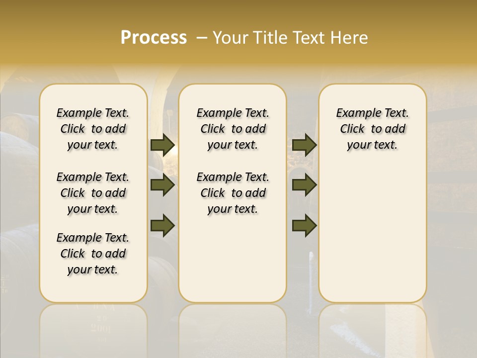 Stack Colheita Casks PowerPoint Template