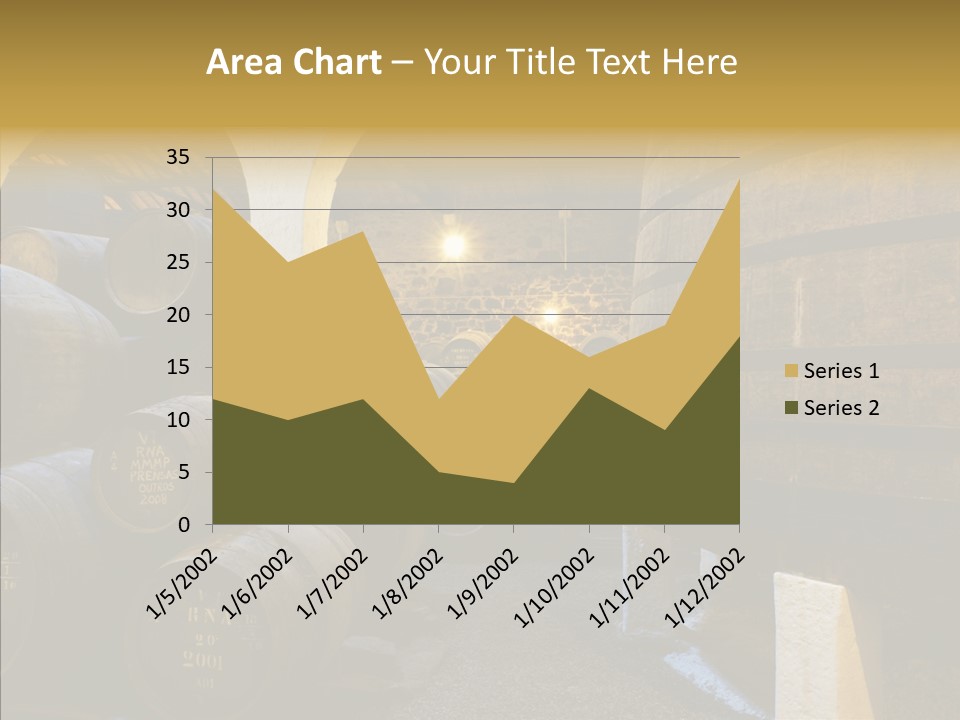 Stack Colheita Casks PowerPoint Template