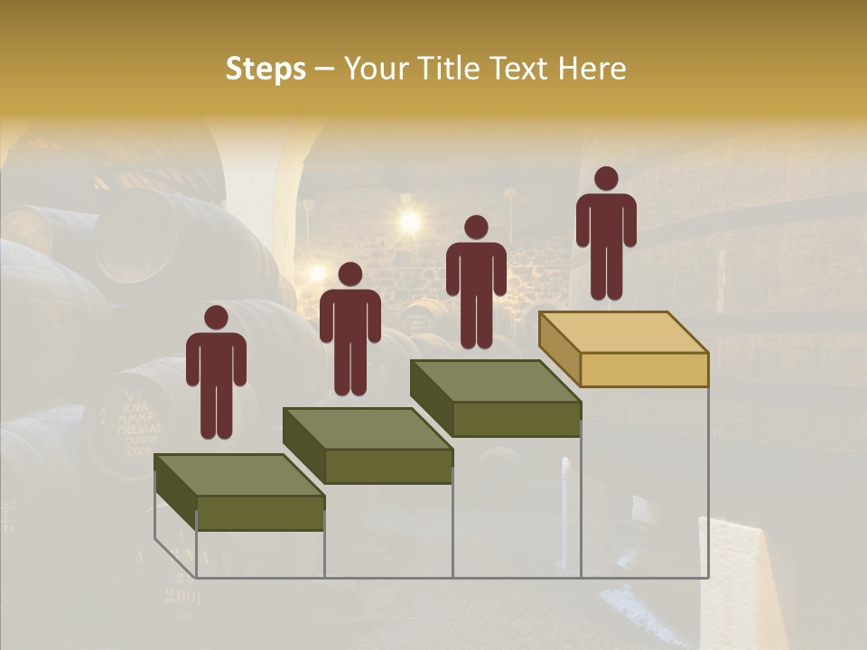 Stack Colheita Casks PowerPoint Template