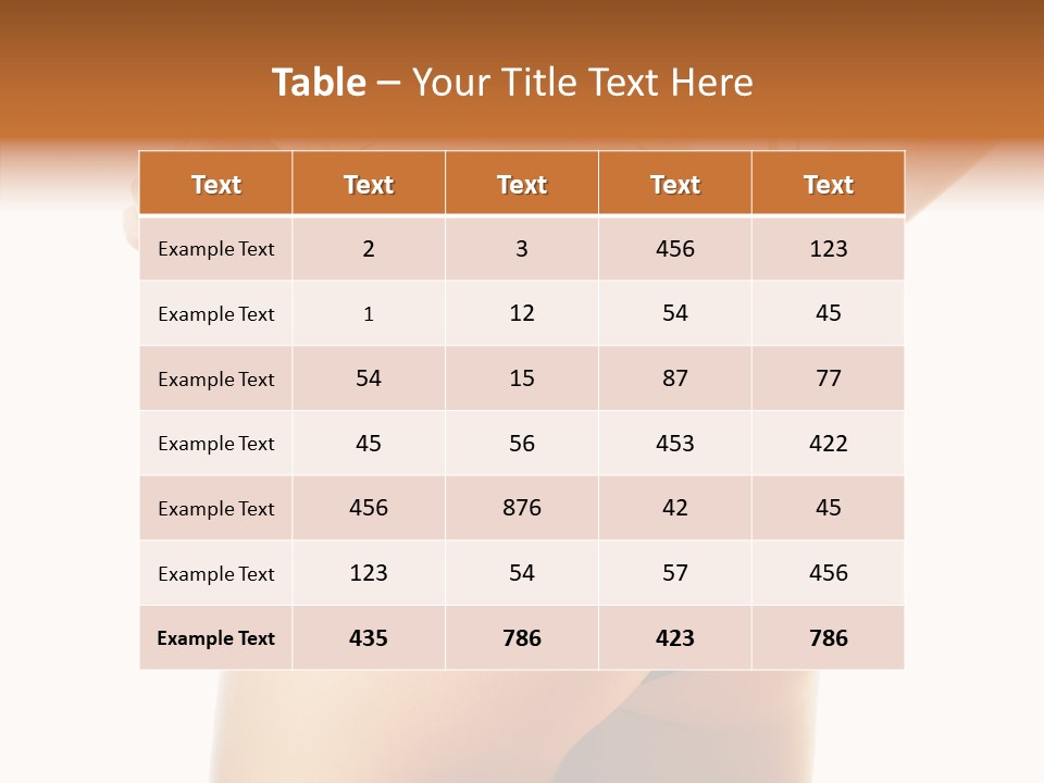 Eating Skin Isolated PowerPoint Template