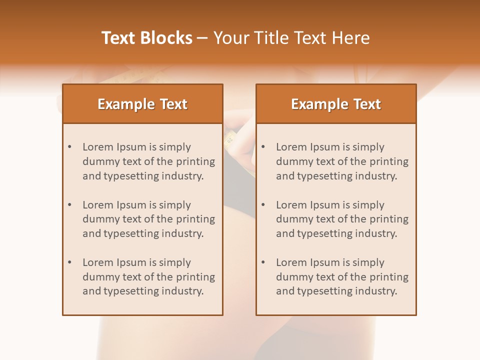 Eating Skin Isolated PowerPoint Template