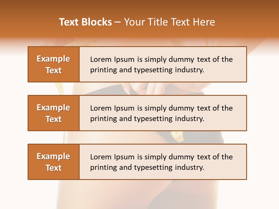 Eating Skin Isolated PowerPoint Template