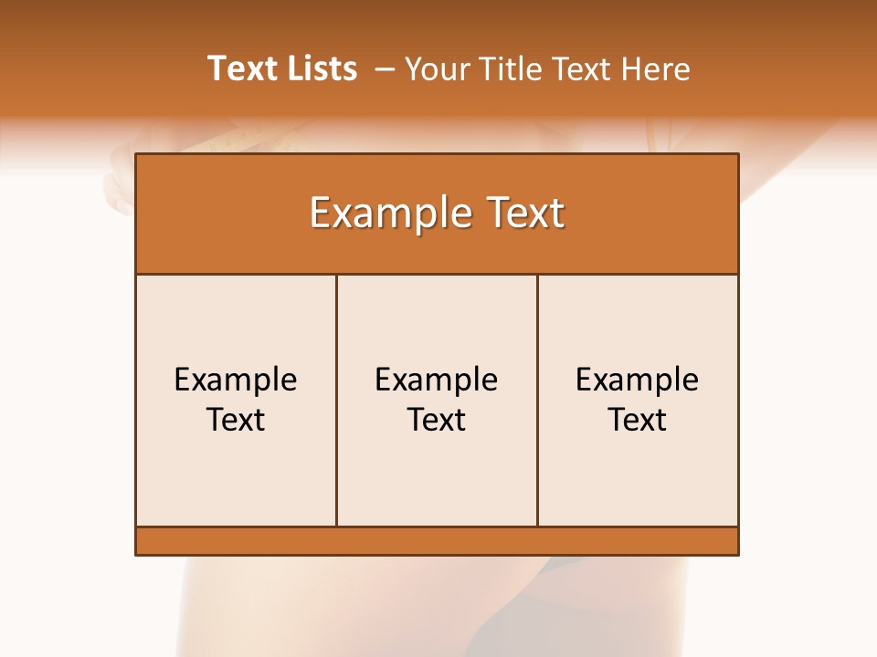 Eating Skin Isolated PowerPoint Template