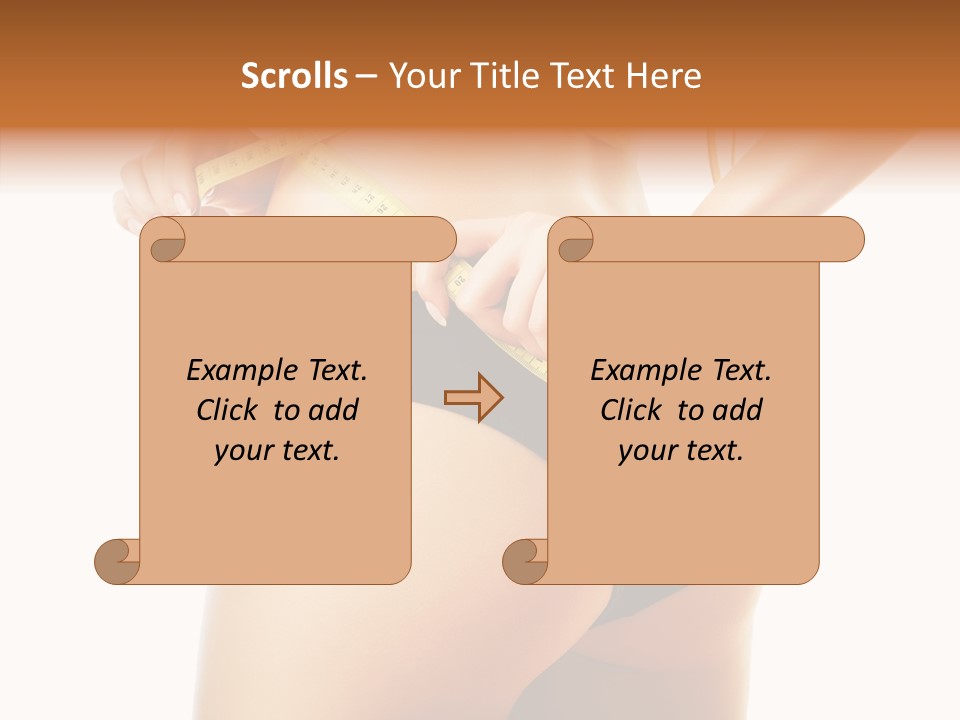 Eating Skin Isolated PowerPoint Template