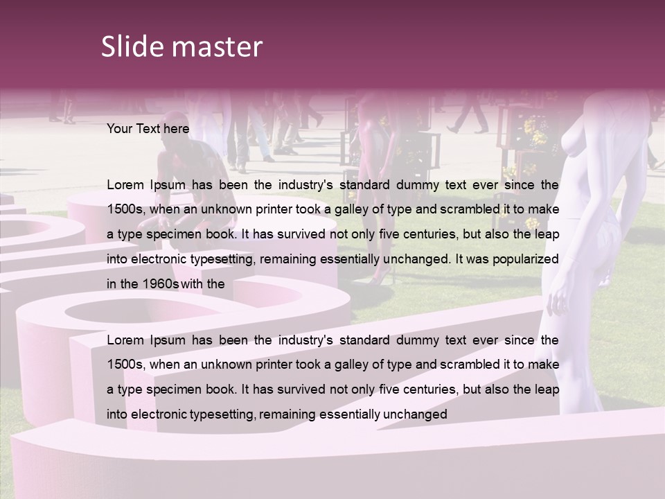 Exhibition Fair Somellier PowerPoint Template