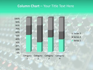 Closeup Adjuster Knob PowerPoint Template