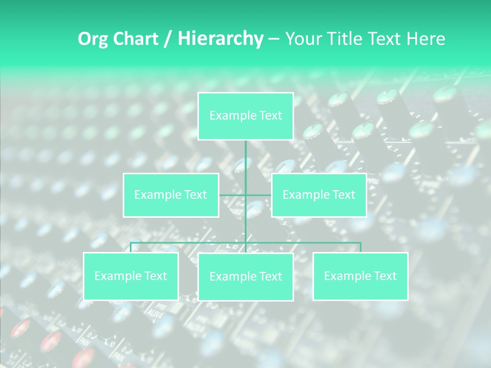 Closeup Adjuster Knob PowerPoint Template