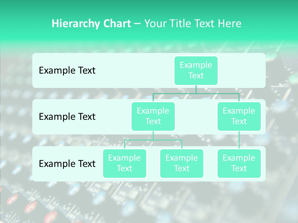 Closeup Adjuster Knob PowerPoint Template
