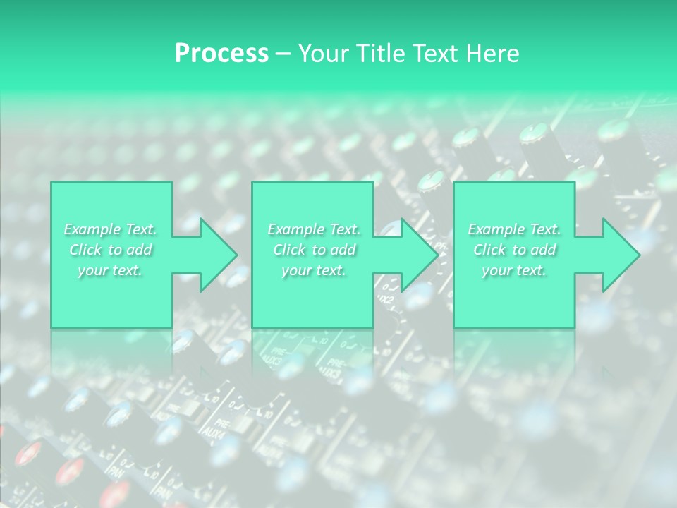 Closeup Adjuster Knob PowerPoint Template
