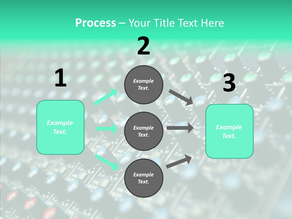 Closeup Adjuster Knob PowerPoint Template