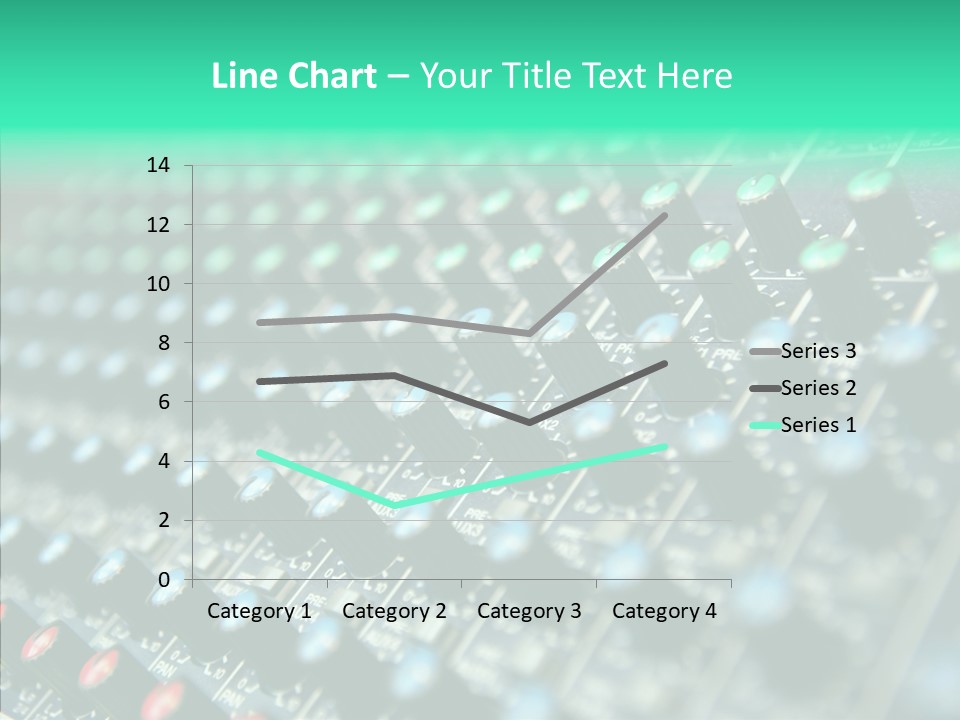 Closeup Adjuster Knob PowerPoint Template