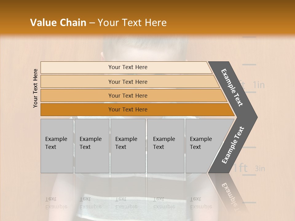 Unmoving Wall Child PowerPoint Template