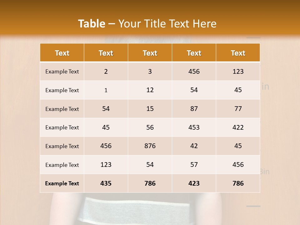 Unmoving Wall Child PowerPoint Template
