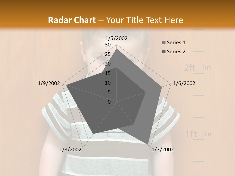 Unmoving Wall Child PowerPoint Template