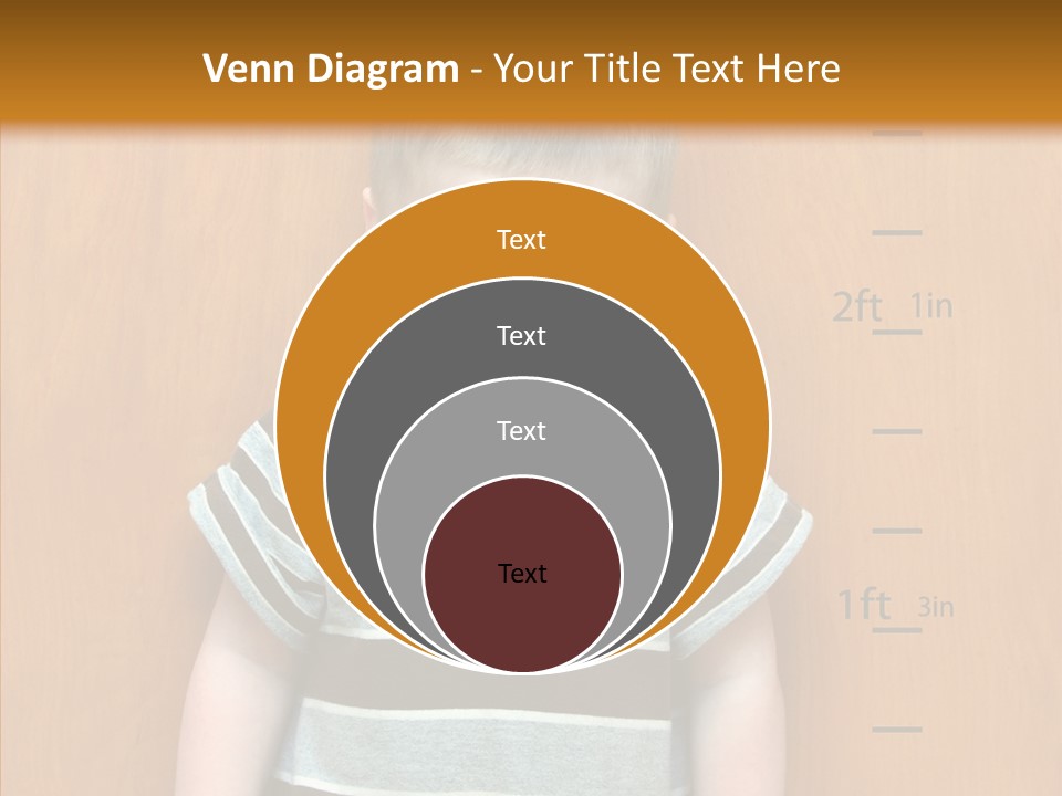 Unmoving Wall Child PowerPoint Template