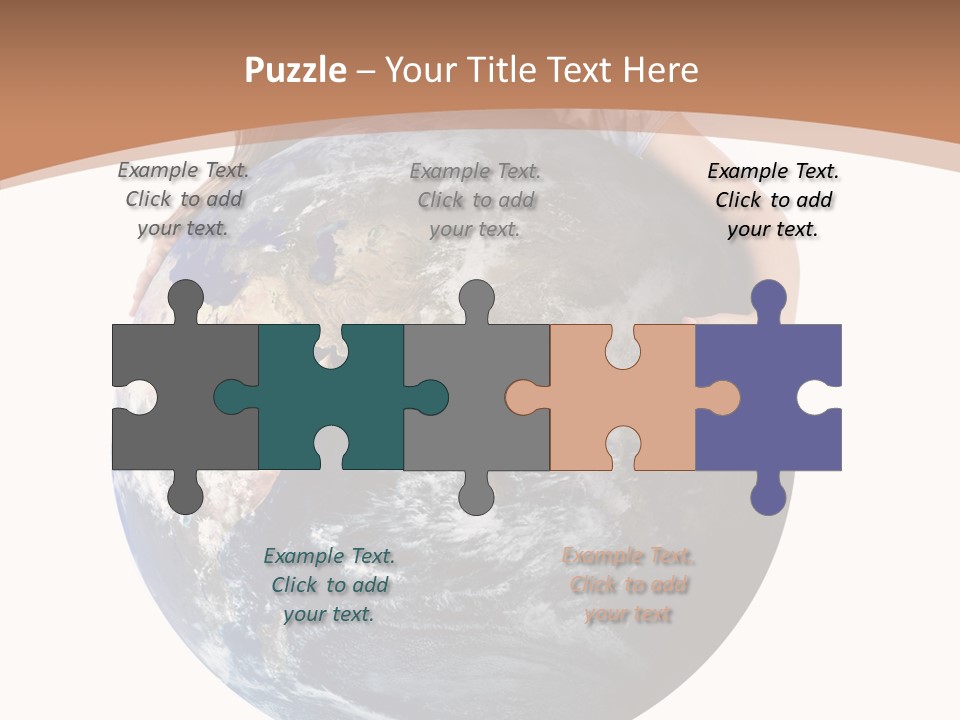 Holding Cheerful People PowerPoint Template