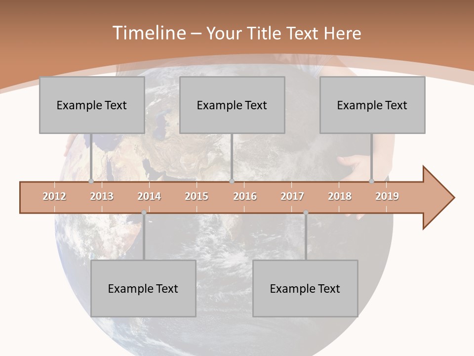 Holding Cheerful People PowerPoint Template