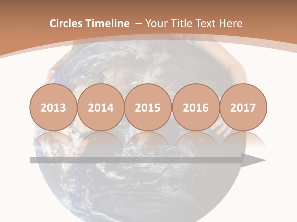 Holding Cheerful People PowerPoint Template