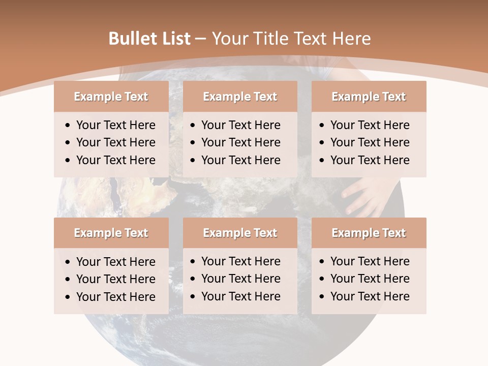 Holding Cheerful People PowerPoint Template