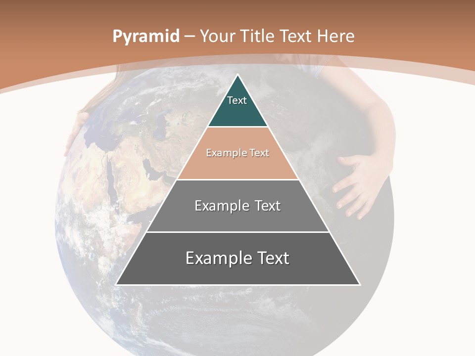 Holding Cheerful People PowerPoint Template