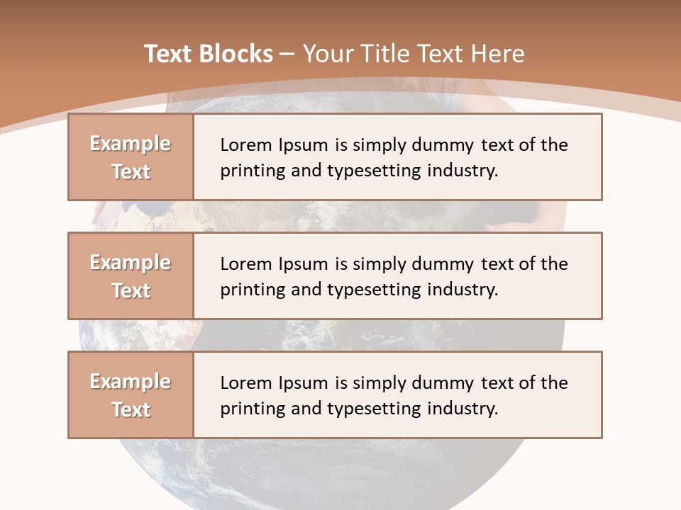 Holding Cheerful People PowerPoint Template