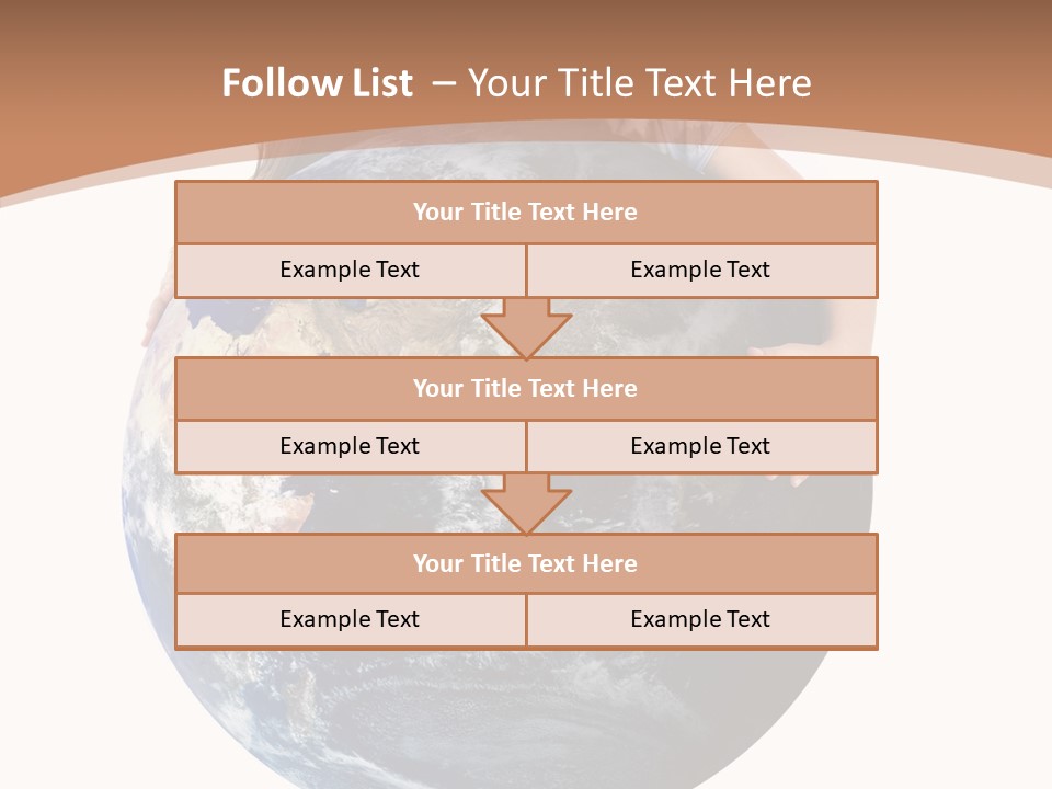 Holding Cheerful People PowerPoint Template