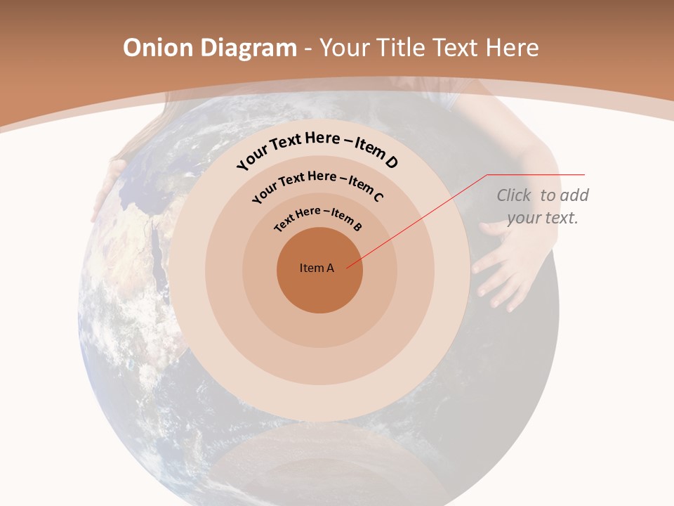 Holding Cheerful People PowerPoint Template