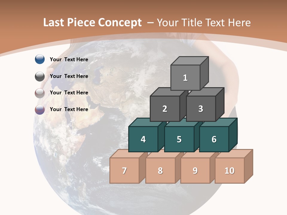 Holding Cheerful People PowerPoint Template