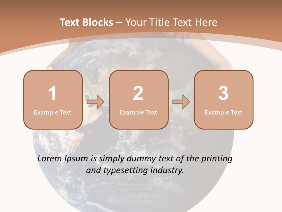 Holding Cheerful People PowerPoint Template