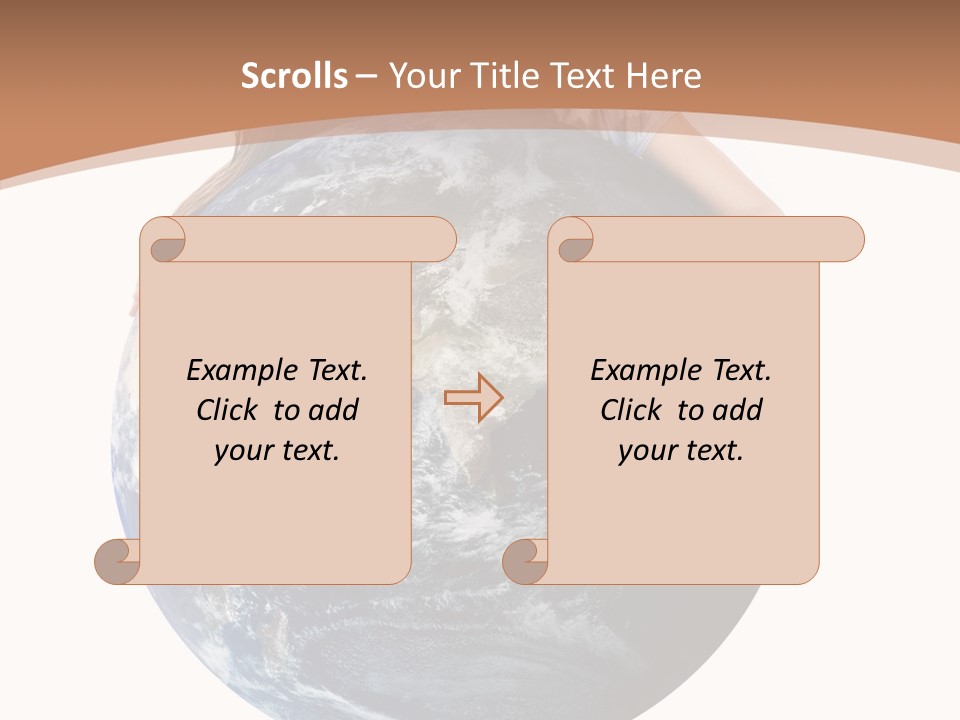 Holding Cheerful People PowerPoint Template