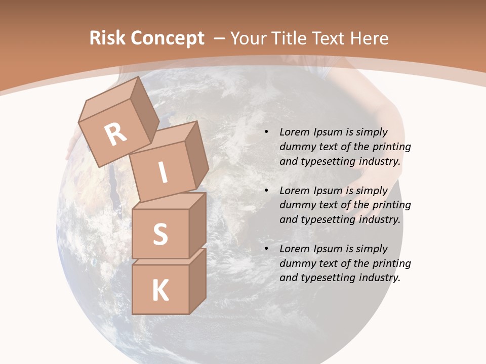 Holding Cheerful People PowerPoint Template