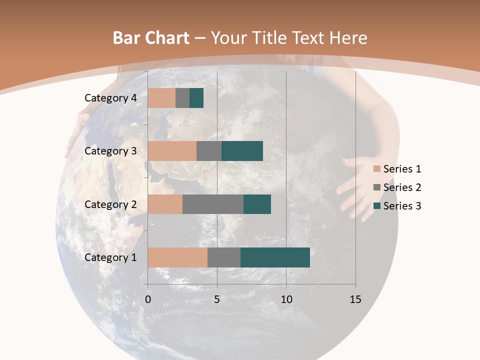 Holding Cheerful People PowerPoint Template
