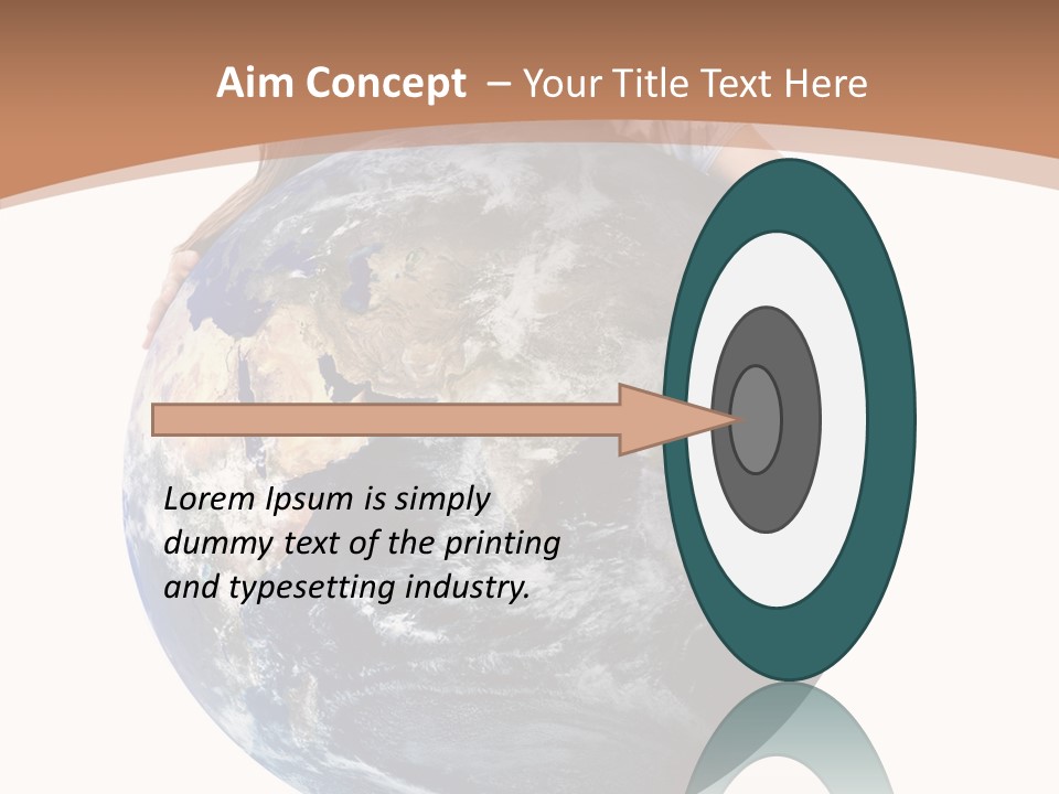 Holding Cheerful People PowerPoint Template