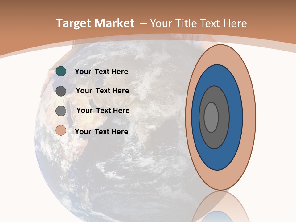 Holding Cheerful People PowerPoint Template