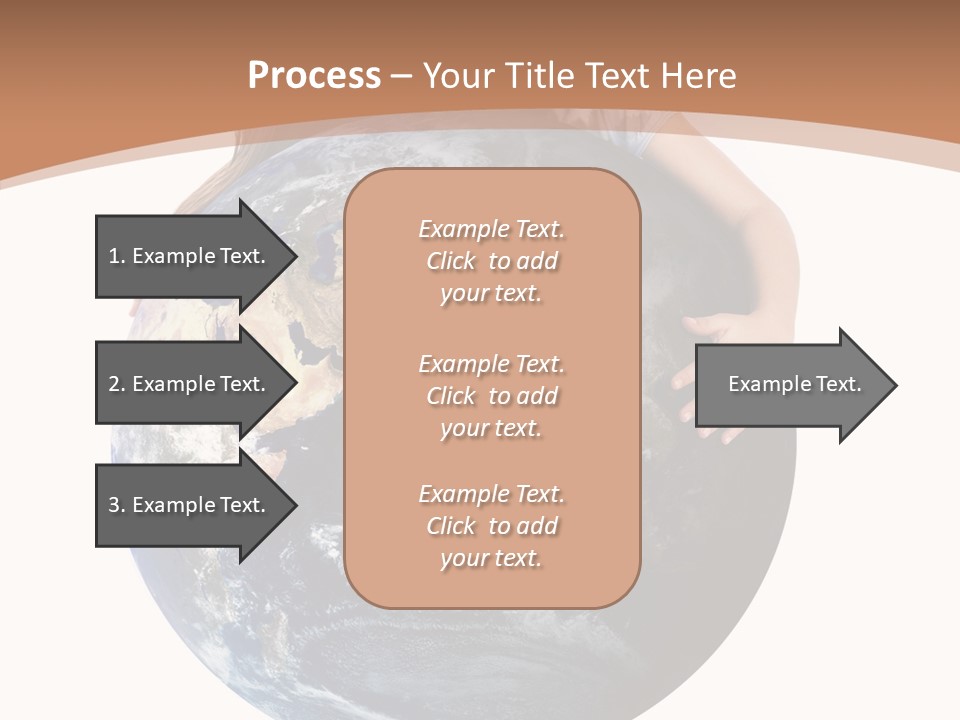 Holding Cheerful People PowerPoint Template