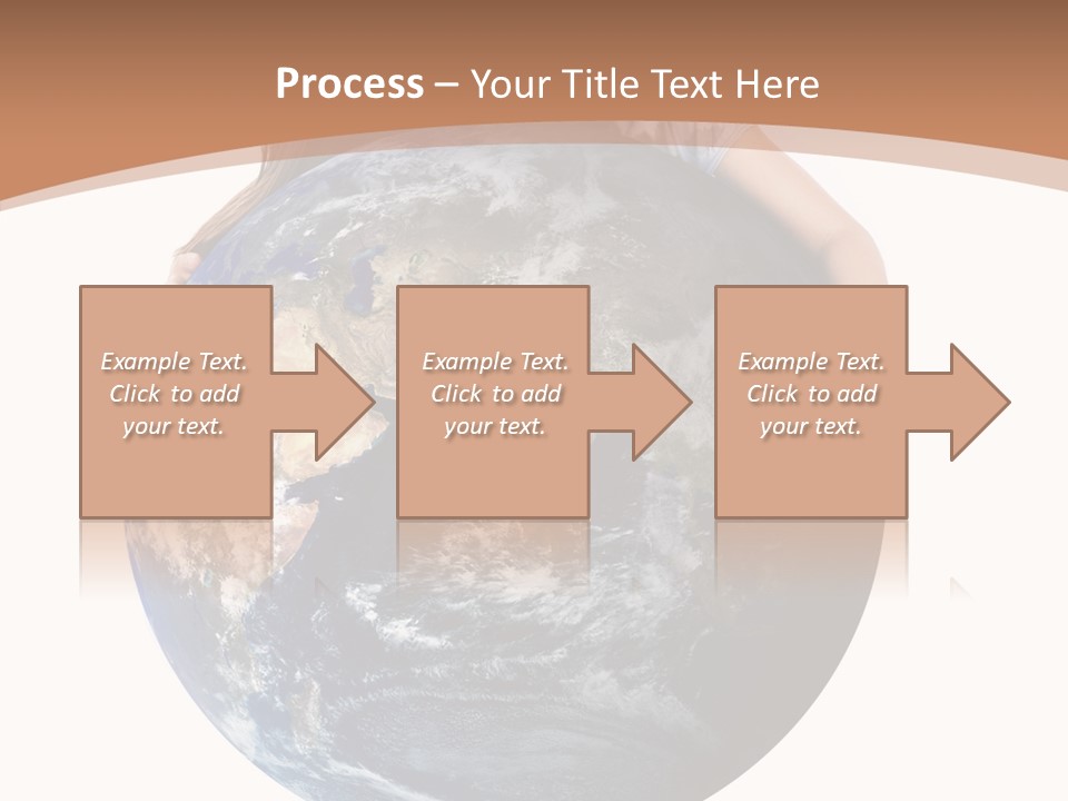 Holding Cheerful People PowerPoint Template