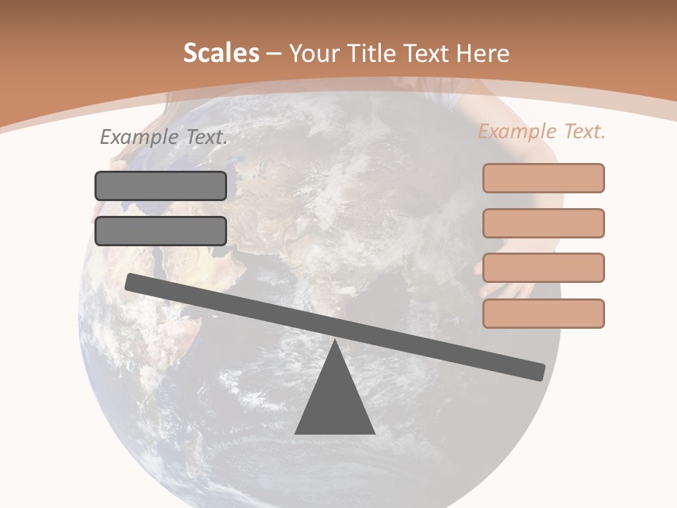 Holding Cheerful People PowerPoint Template