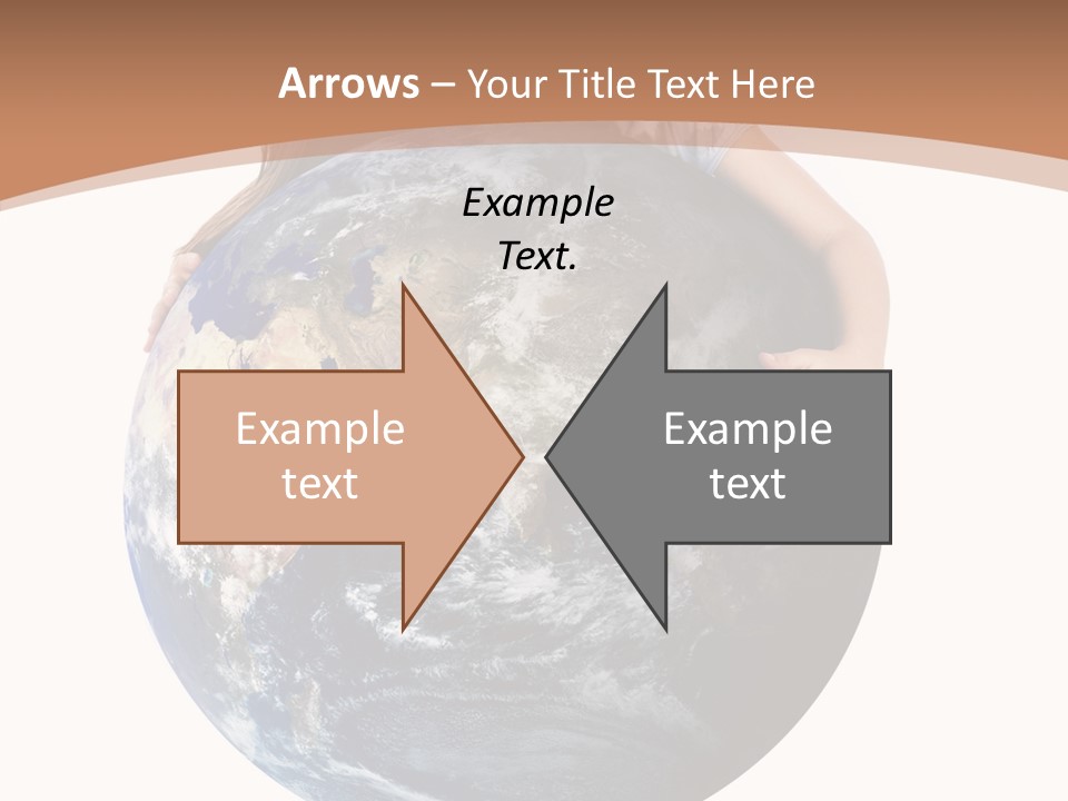 Holding Cheerful People PowerPoint Template