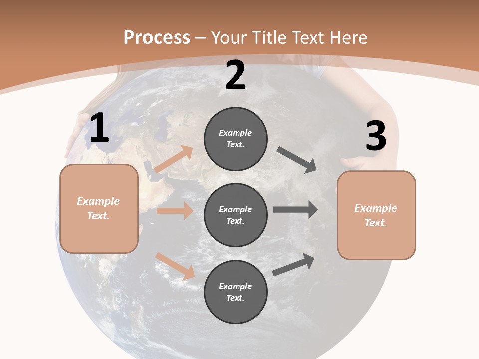 Holding Cheerful People PowerPoint Template