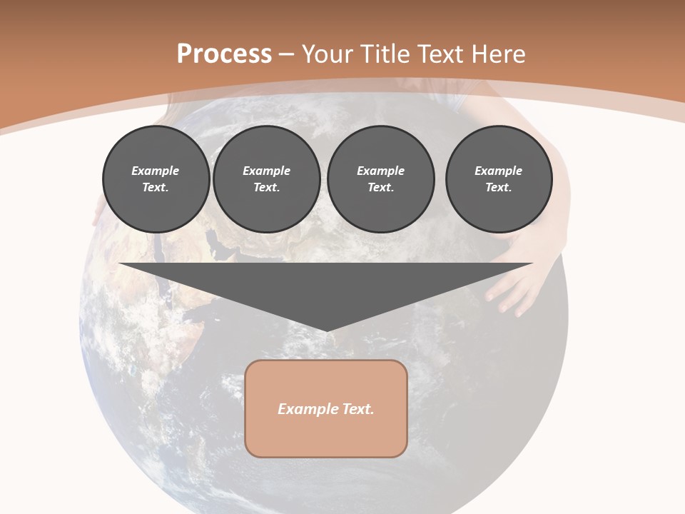 Holding Cheerful People PowerPoint Template