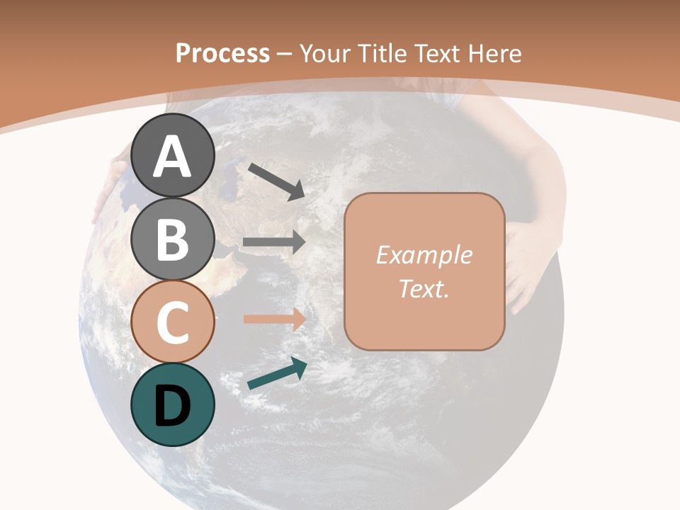 Holding Cheerful People PowerPoint Template