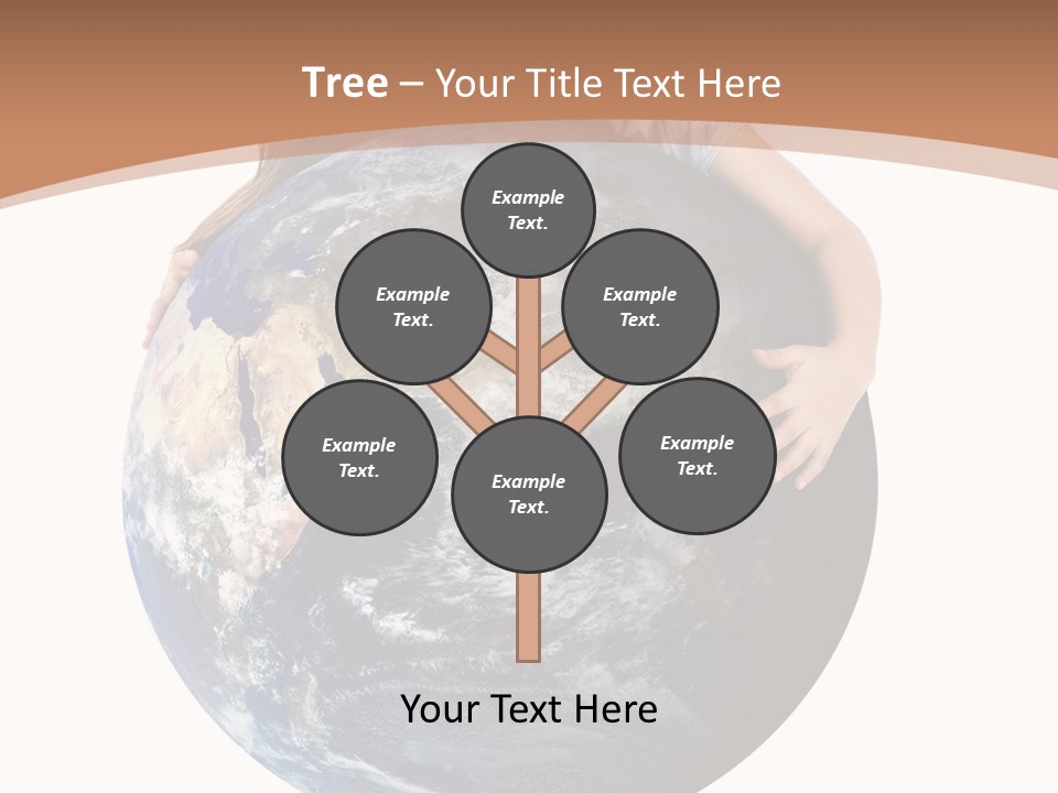 Holding Cheerful People PowerPoint Template