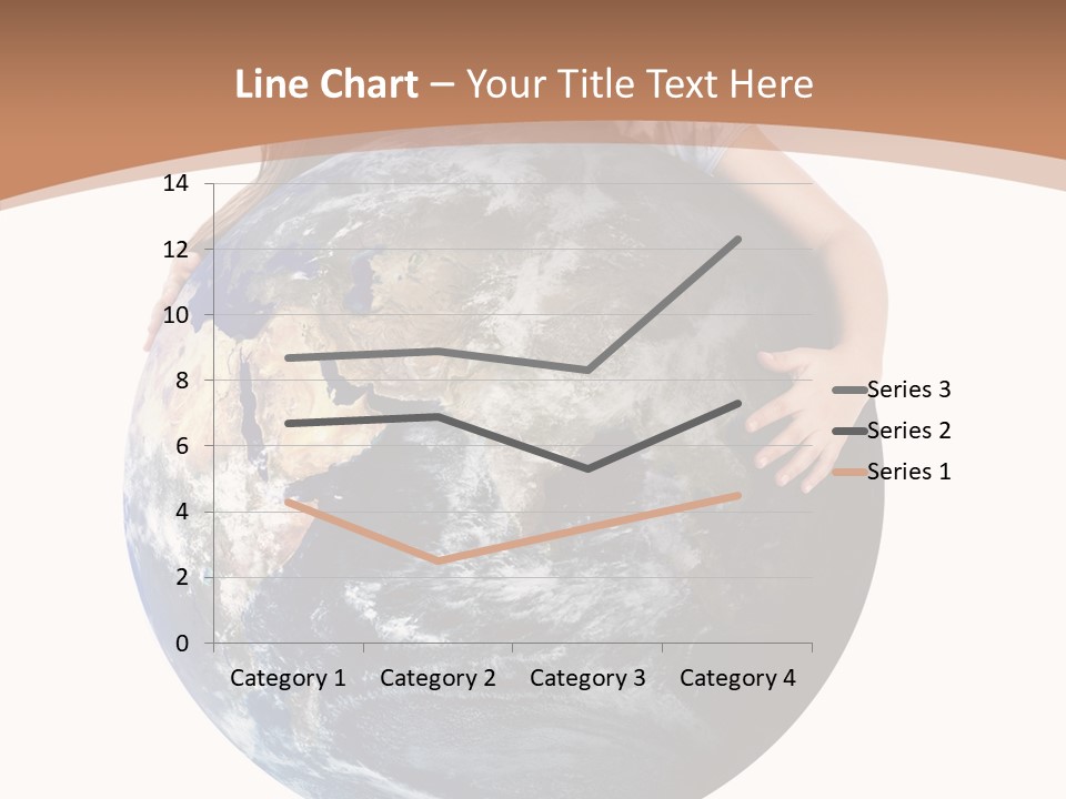 Holding Cheerful People PowerPoint Template
