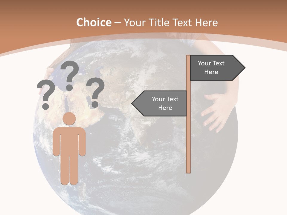 Holding Cheerful People PowerPoint Template