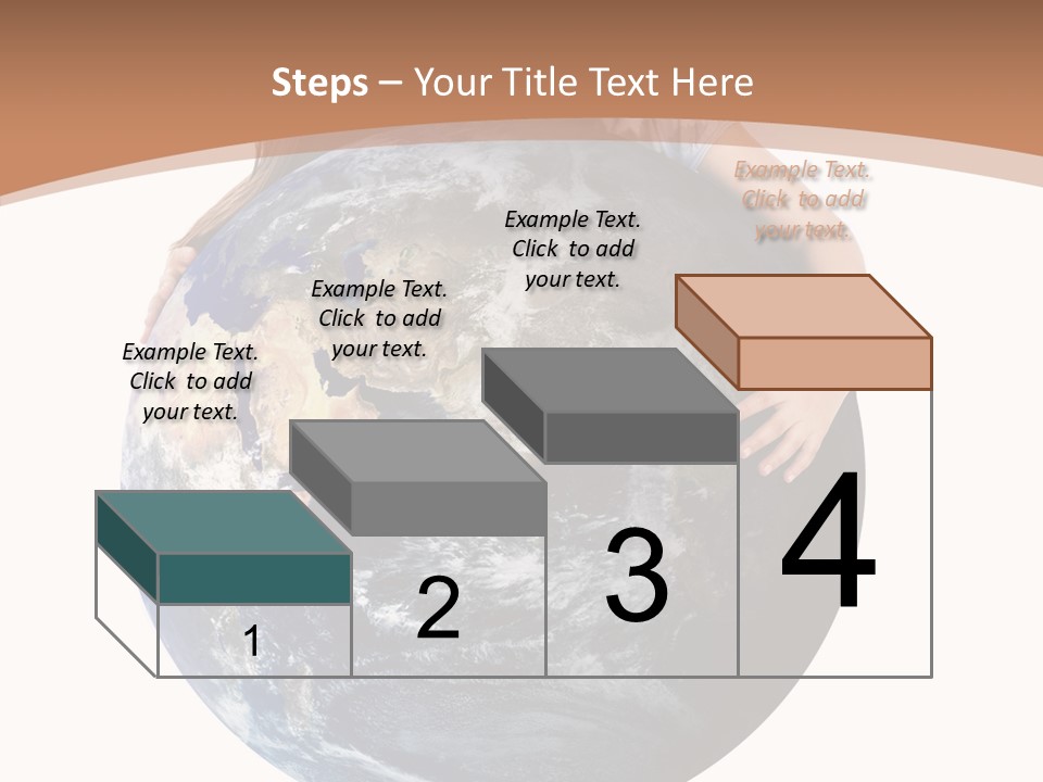 Holding Cheerful People PowerPoint Template