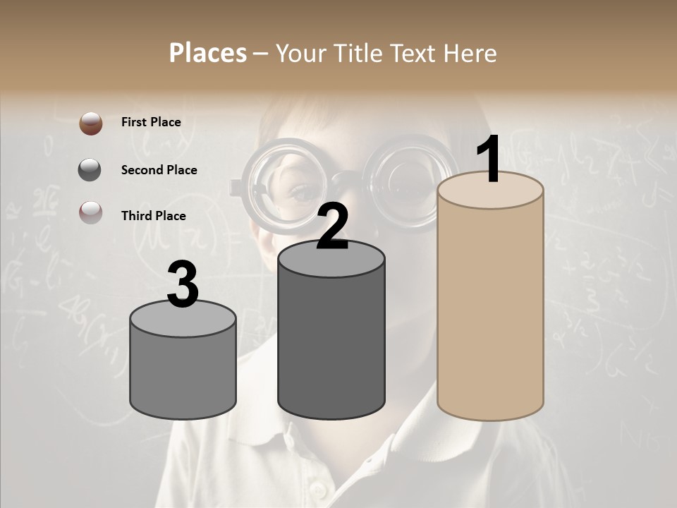 Child School Genius PowerPoint Template